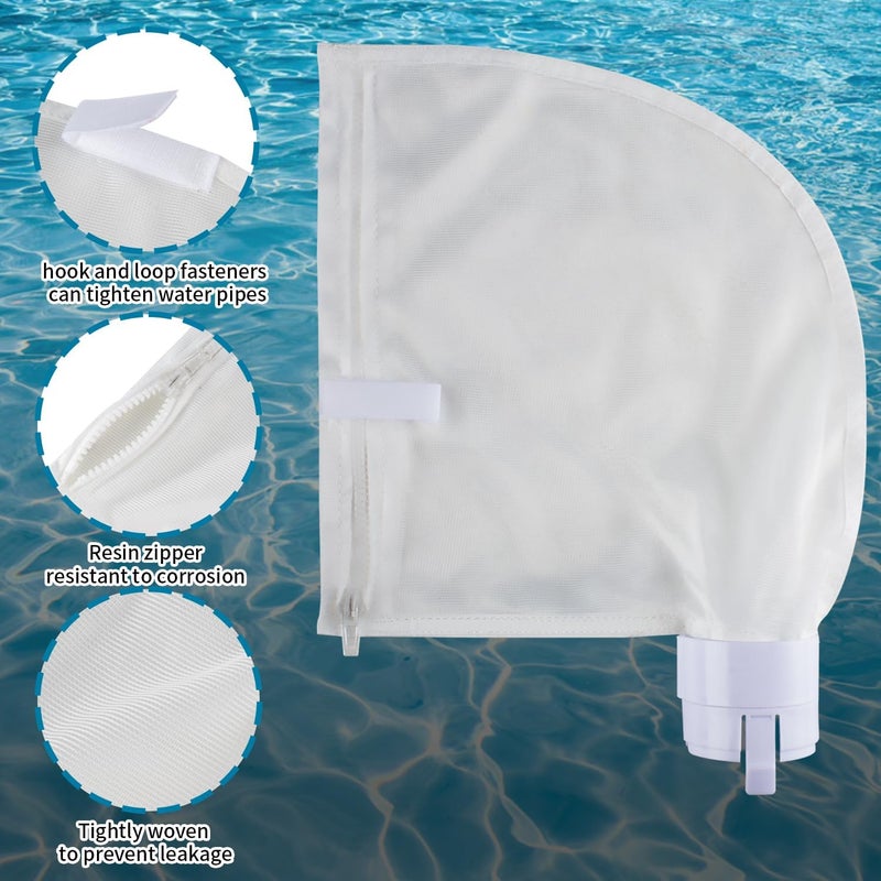 WONEWTH Pool Cleaner Bags with Zipper Replacement for Polaris 360, 380 Parts Pool Cleaner All Purpose Filter Bag (2 Pack) - Image 4